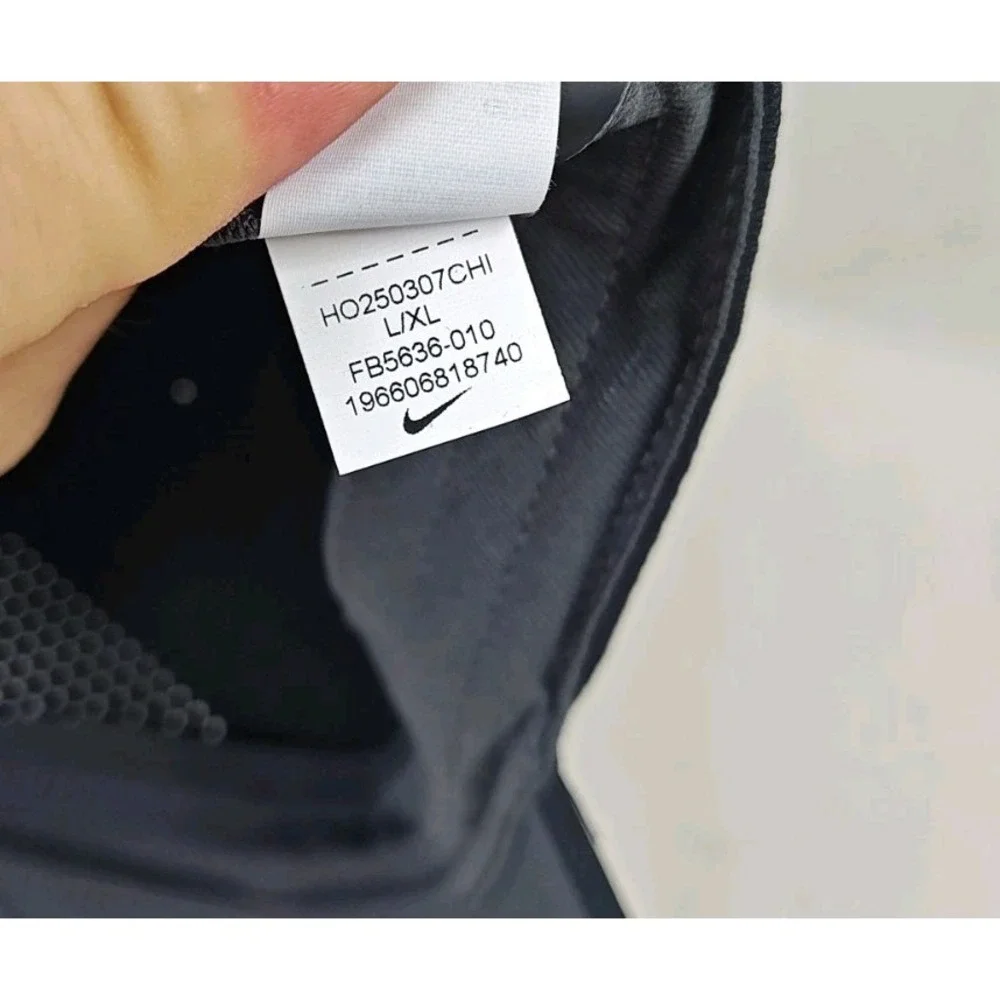 NWT Nike Dri-Fit Club Cap Swoosh Tennis Hat Black‎ Sz L/XL FB5636-010 Adjustable